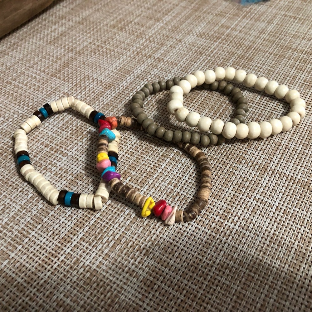 Colorful Beaded Bracelets Set